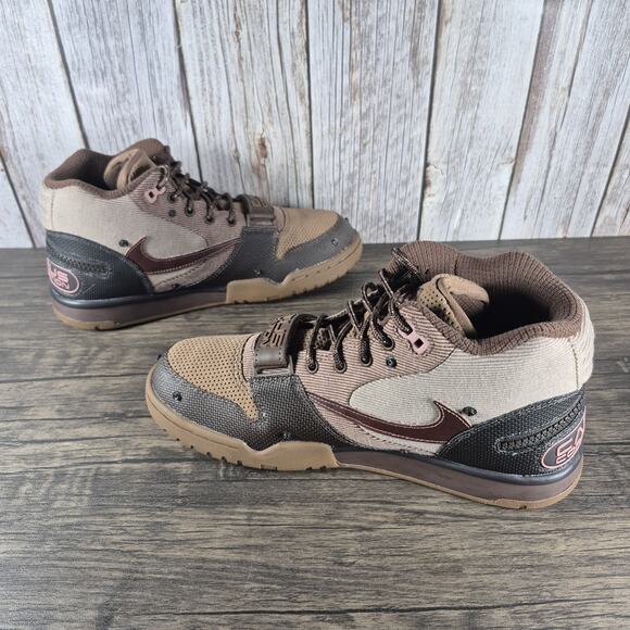Nike Air Trainer 1 SP Travis Scott Cactus Jack Men\'s Sz 9 Chocolate DR7515-200 main image 6
